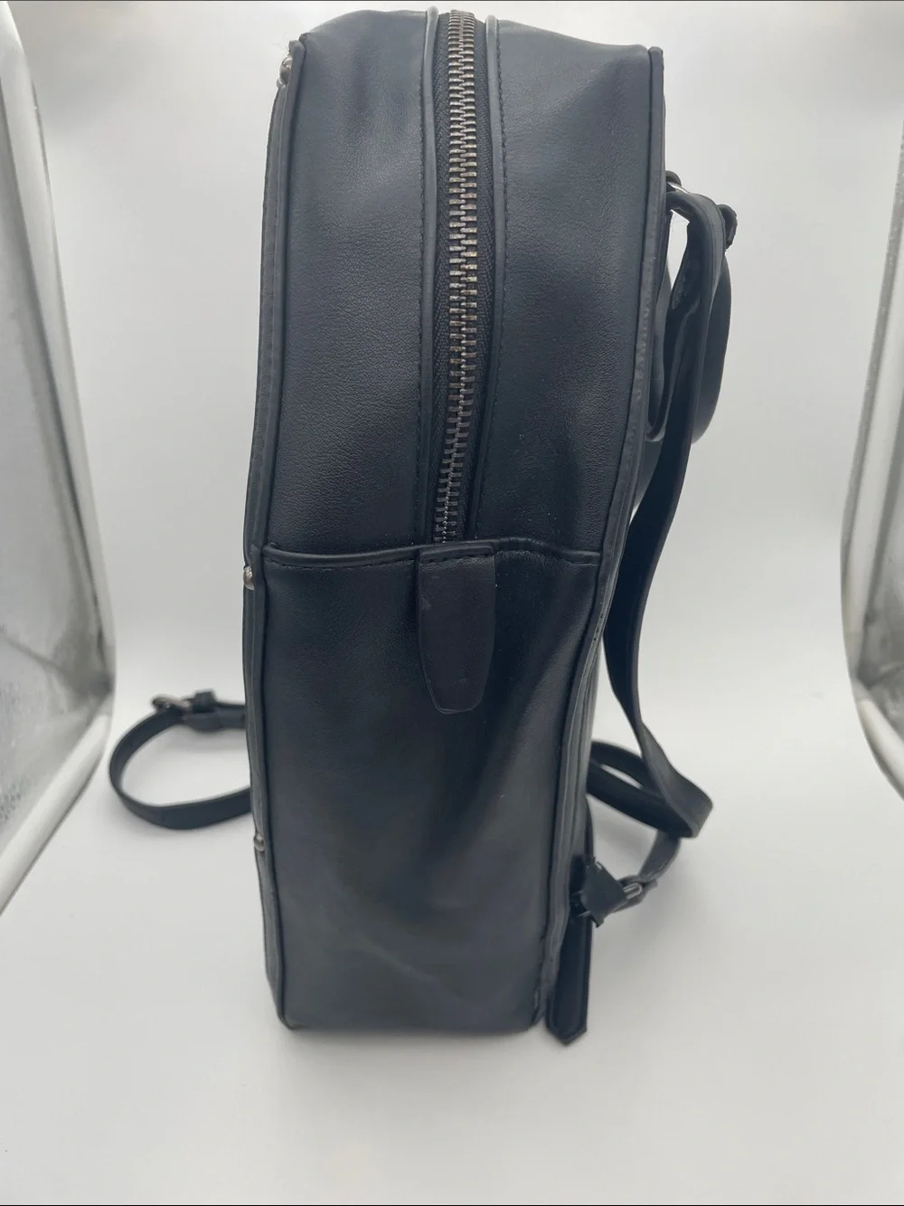 'Never Trust The Living' Coffin Backpack Black Craft  Dolls Kill goth 90s grunge